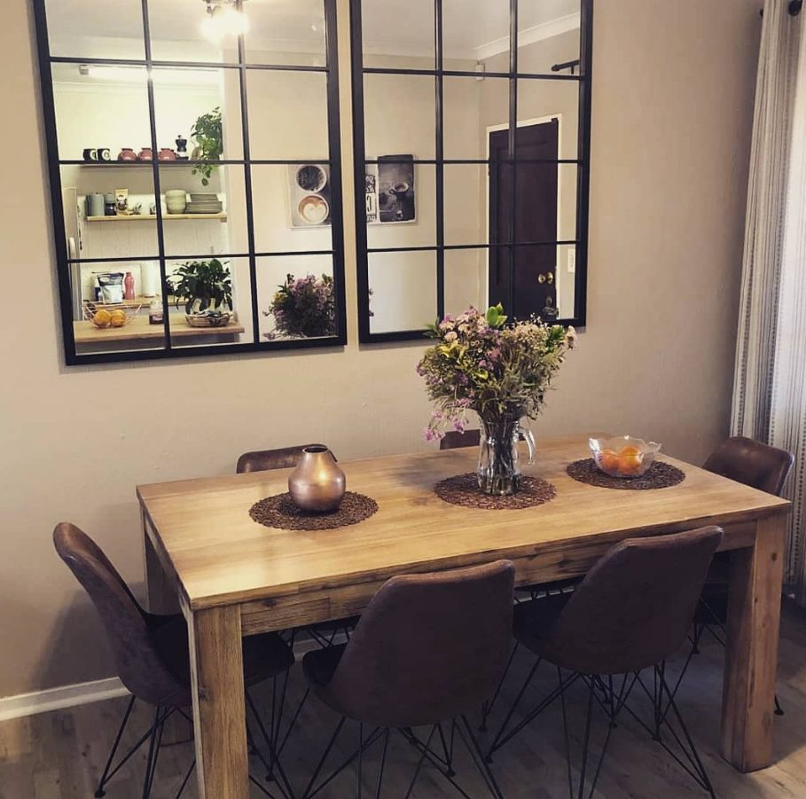 Styled dining room
