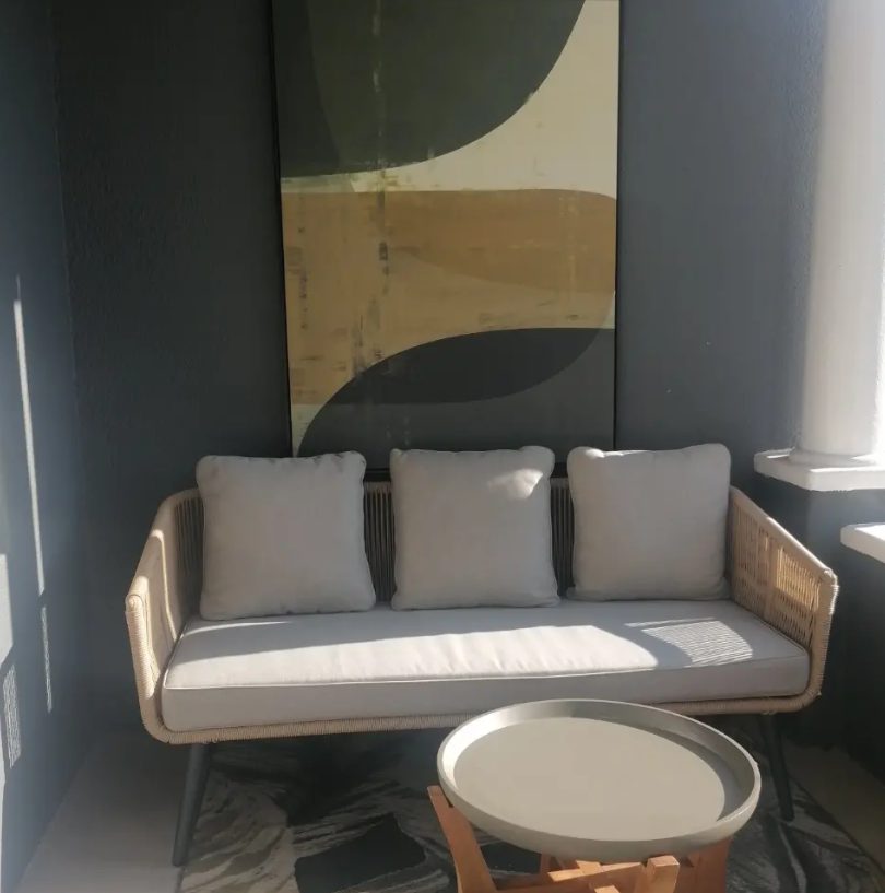 Styled lounge seating area